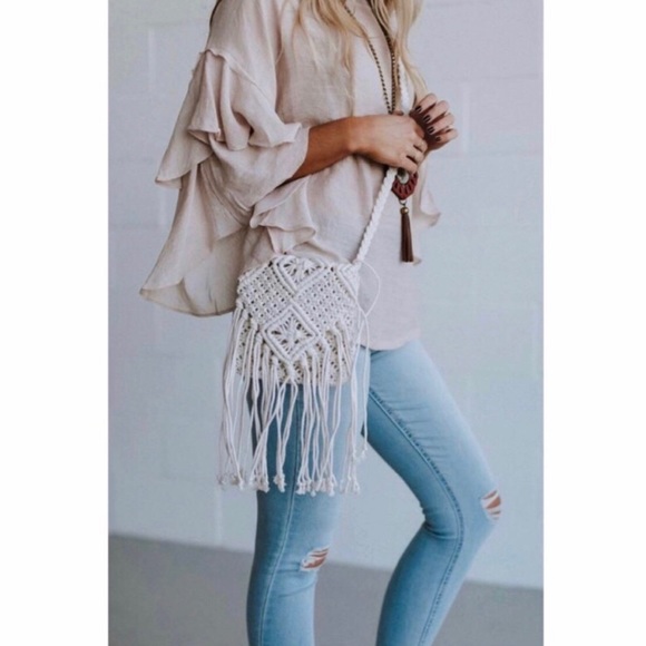 • 3X H P • Runaway Woven Wanderlust Bag - Black - Picture 6 of 6